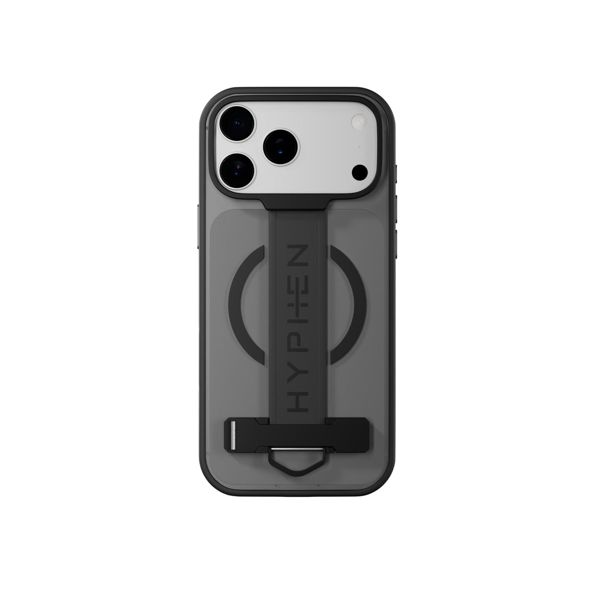 HYPHEN FLEXFIT Grip & Stand Magsafe Case - Black - iPhone 18 Pro - 6.3"