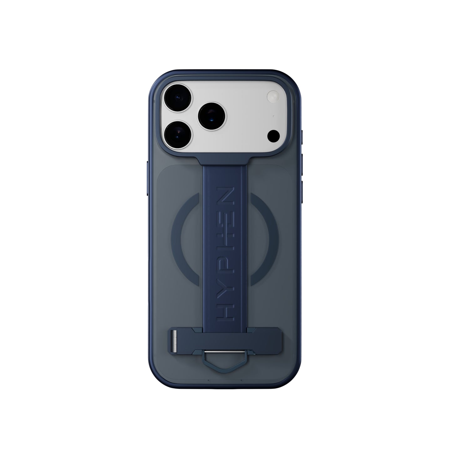 HYPHEN FLEXFIT Grip & Stand Magsafe Case - Dark Blue - iPhone 18 Pro Max - 6.9"