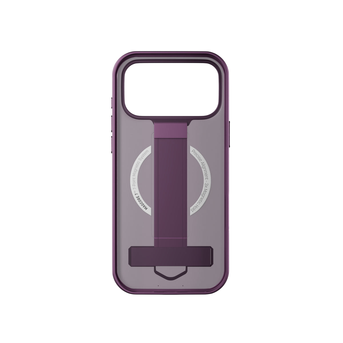 HYPHEN FLEXFIT Grip & Stand Magsafe Case - Plum - iPhone 18 Pro Max - 6.9"