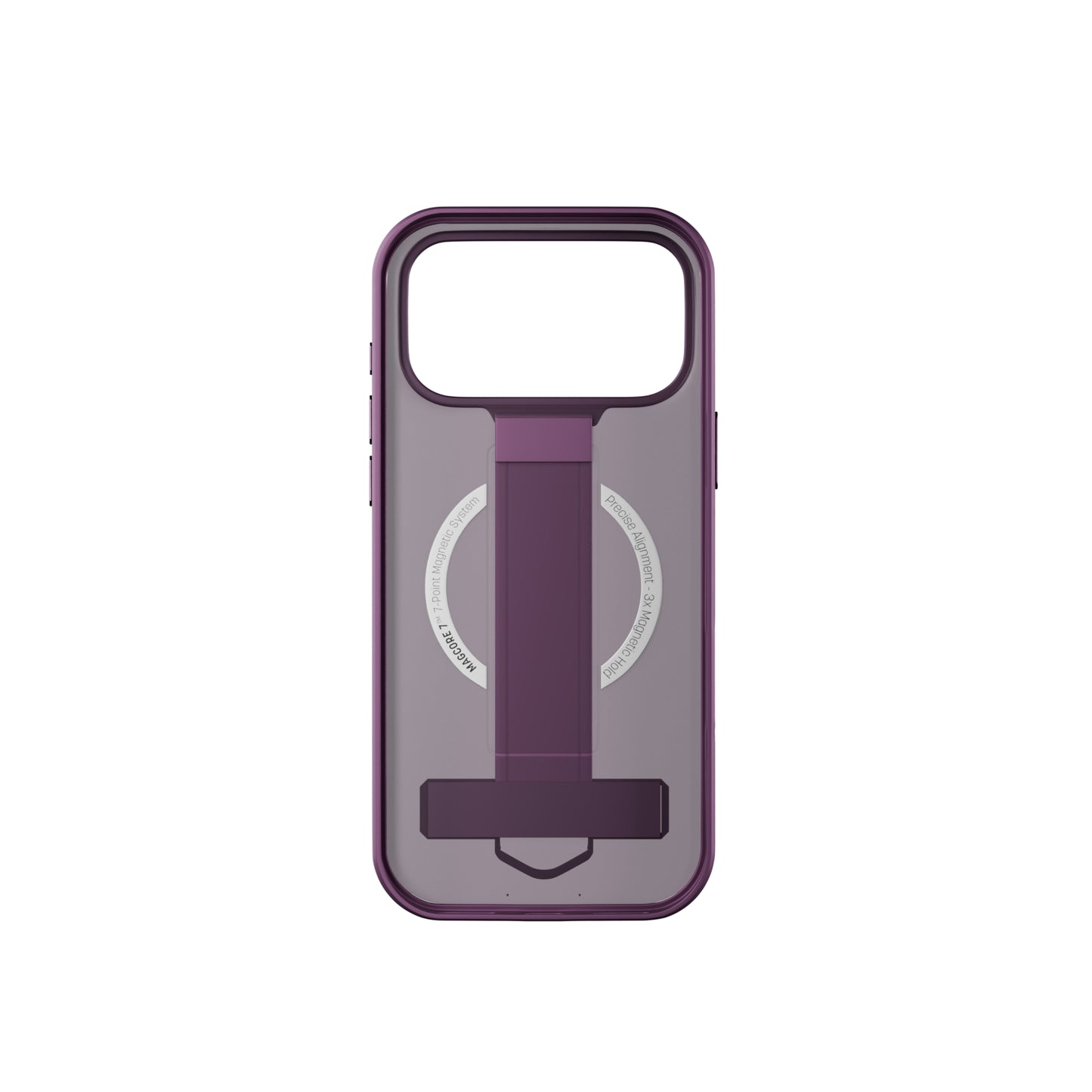 HYPHEN FLEXFIT Grip & Stand Magsafe Case - Plum - iPhone 18 Pro - 6.3"