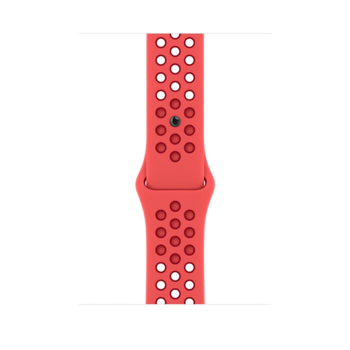 45mm Bright Crimson/Gym Red Nike Sport Band