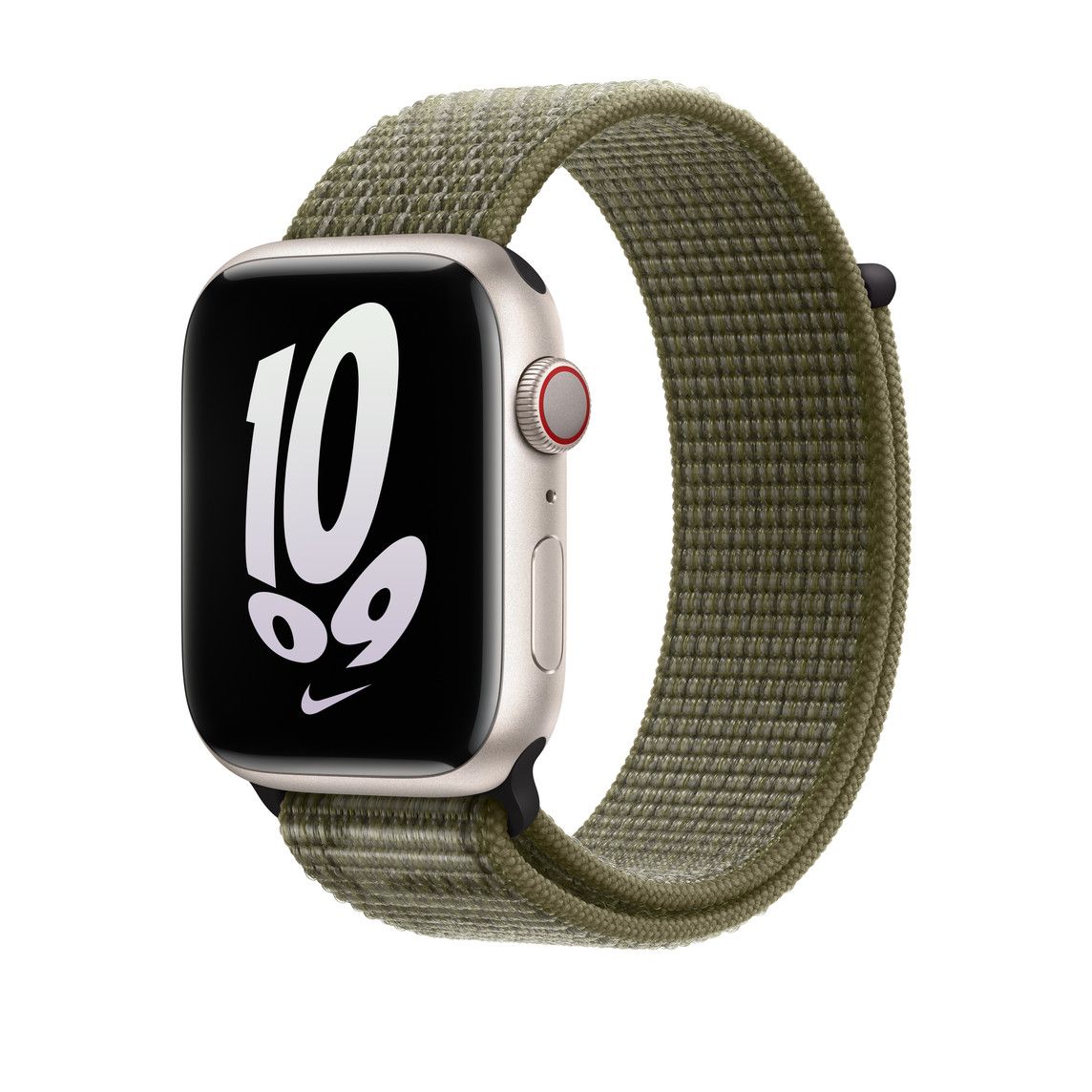45mm Sequoia/Pure Platinum Nike Sport Loop