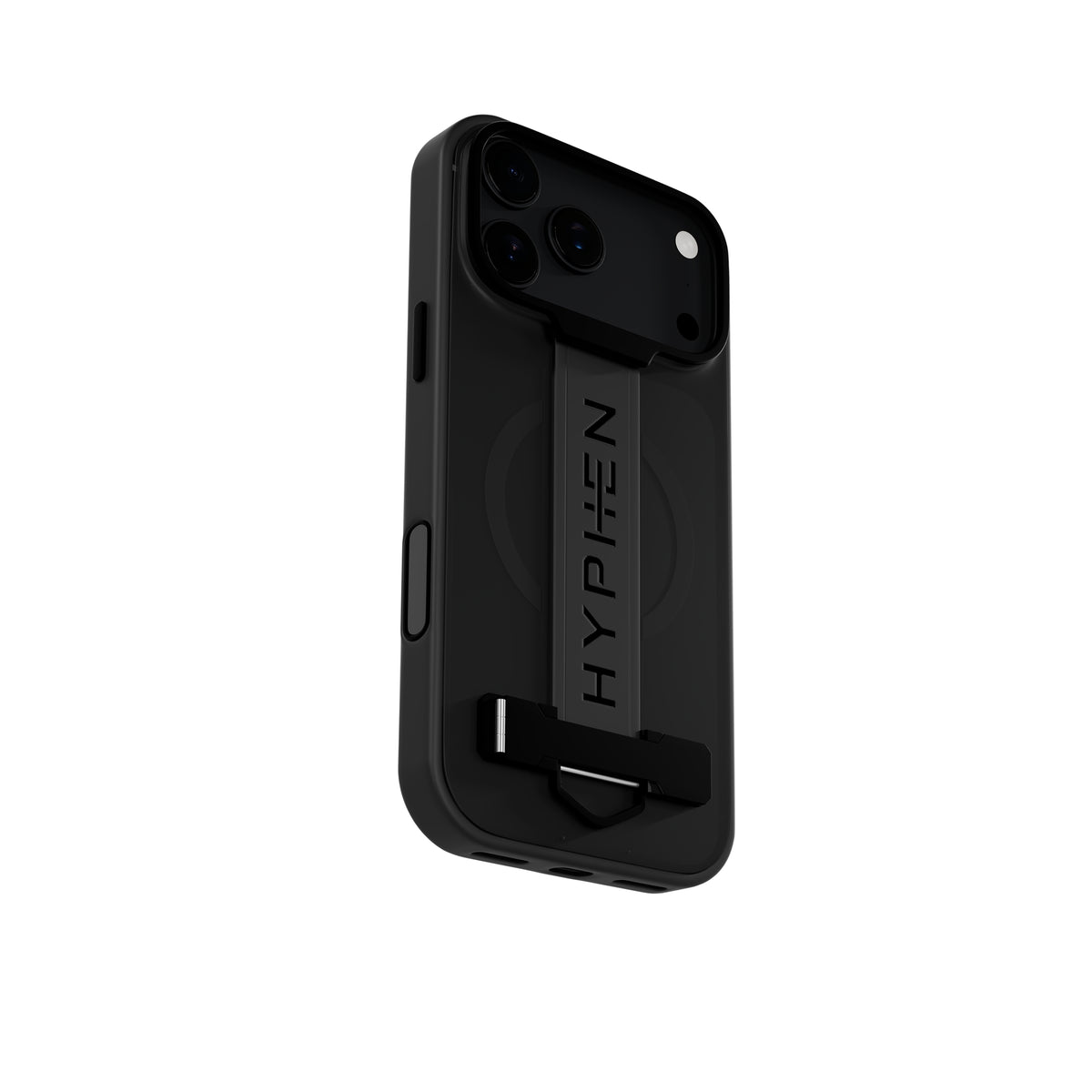 HYPHEN FLEXFIT Grip & Stand Magsafe Case - Black - iPhone 18 Pro - 6.3"