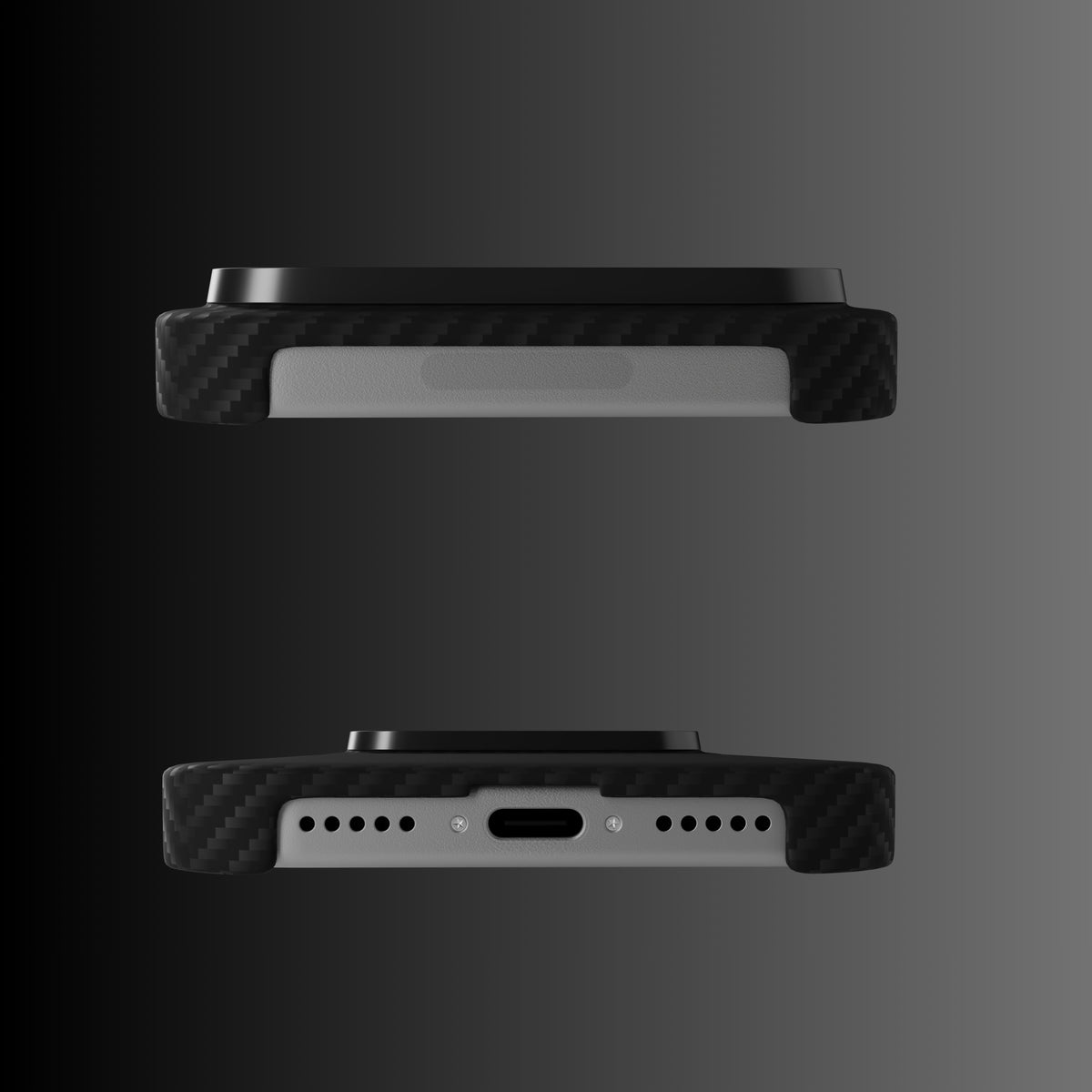 HYPHEN KODE Slim Kevlar MagSafe Case - Black - iPhone 18 Pro - 6.3"