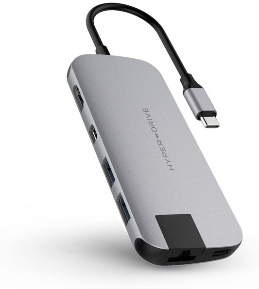 HYPER-HD247B-SIL|HYPER DRIVE SLIM USB-C HUB - SILVER