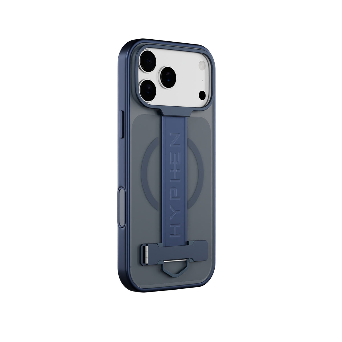 HYPHEN FLEXFIT Grip & Stand Magsafe Case - Dark Blue - iPhone 18 Pro Max - 6.9"