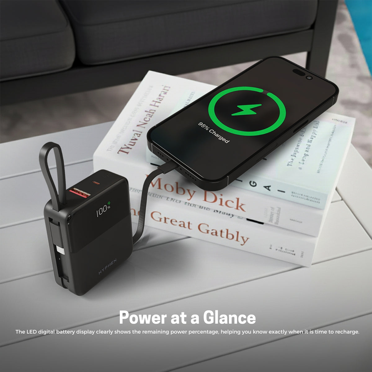 HYPHEN Pico Mini Powerbank 10000mAh - Black