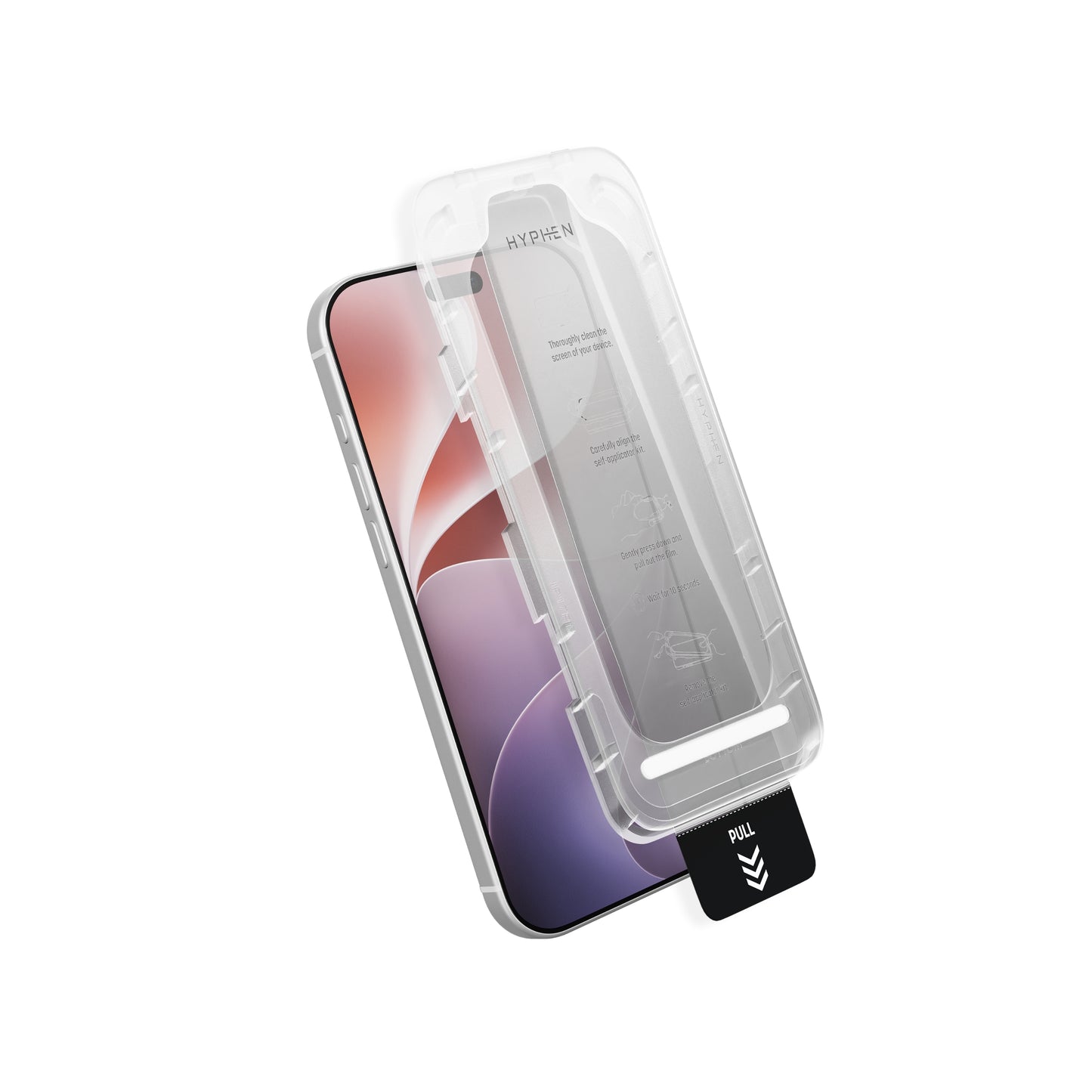 HYPHEN DEFENDR Matte Clear Tempered Glass with Applicator - iPhone 18 Pro - 6.3"