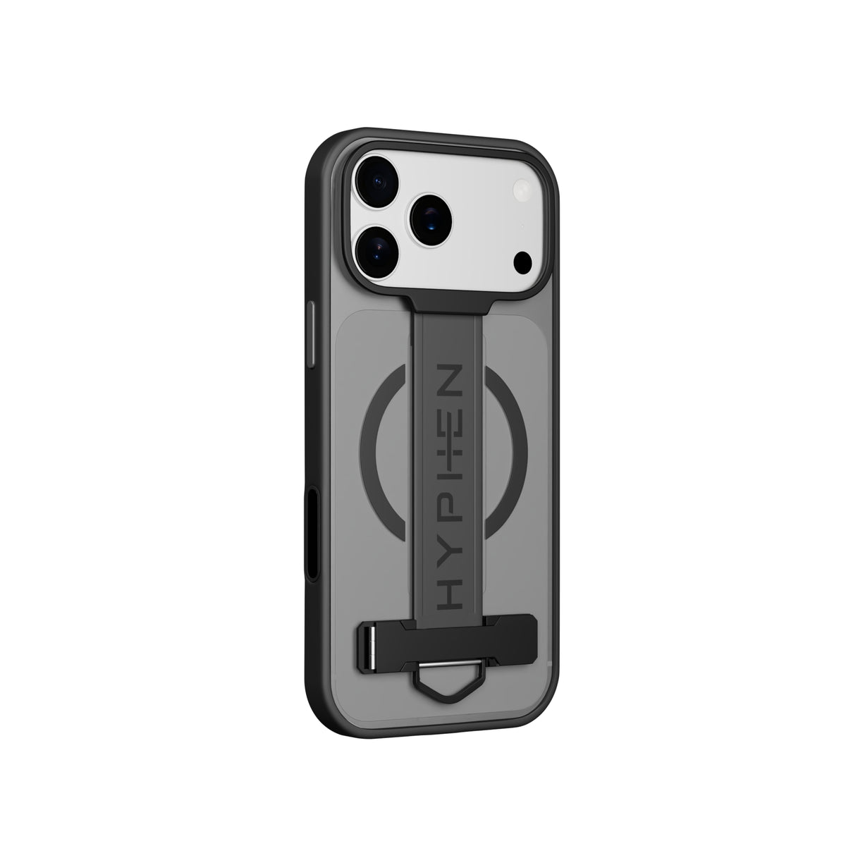 HYPHEN FLEXFIT Grip & Stand Magsafe Case - Black - iPhone 18 Pro - 6.3"
