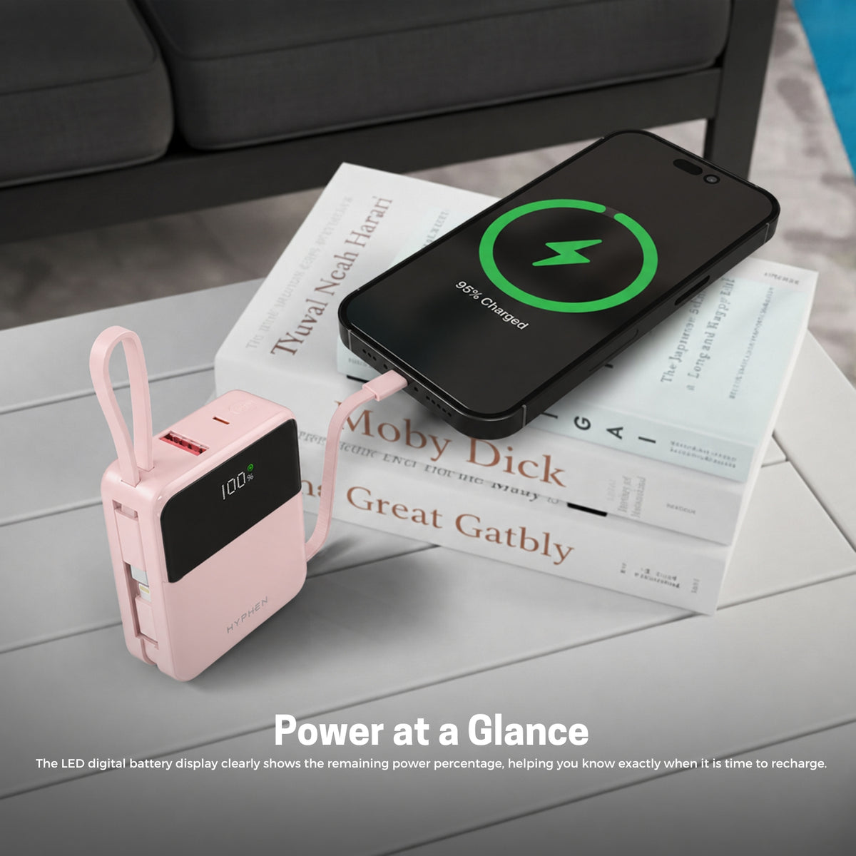 HYPHEN Pico Mini Powerbank 10000mAh - Pink