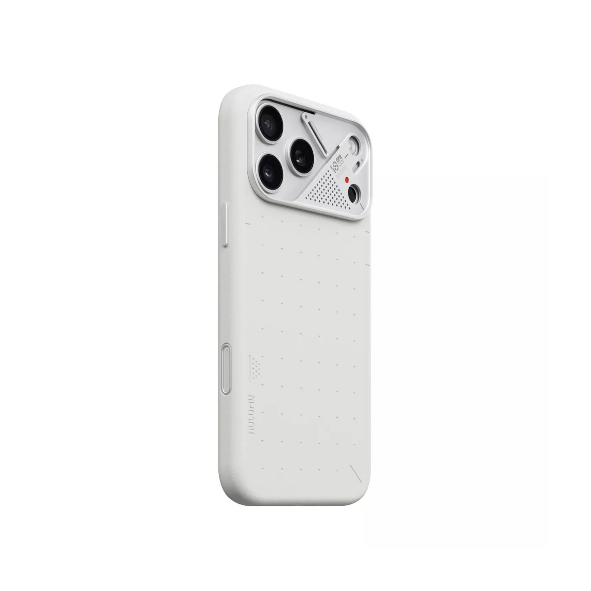 A18 Vegan Leather Case iPhone 18 Pro,White