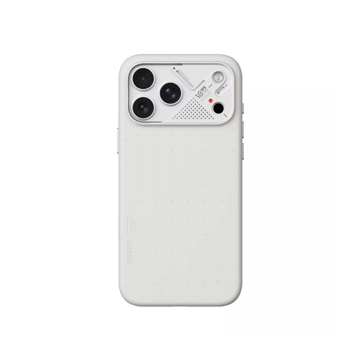 A18 Vegan Leather Case iPhone 18 Pro,White