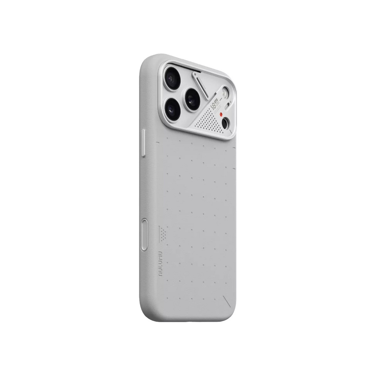 A18 Vegan Leather Case Iphone 18 Pro,Gray