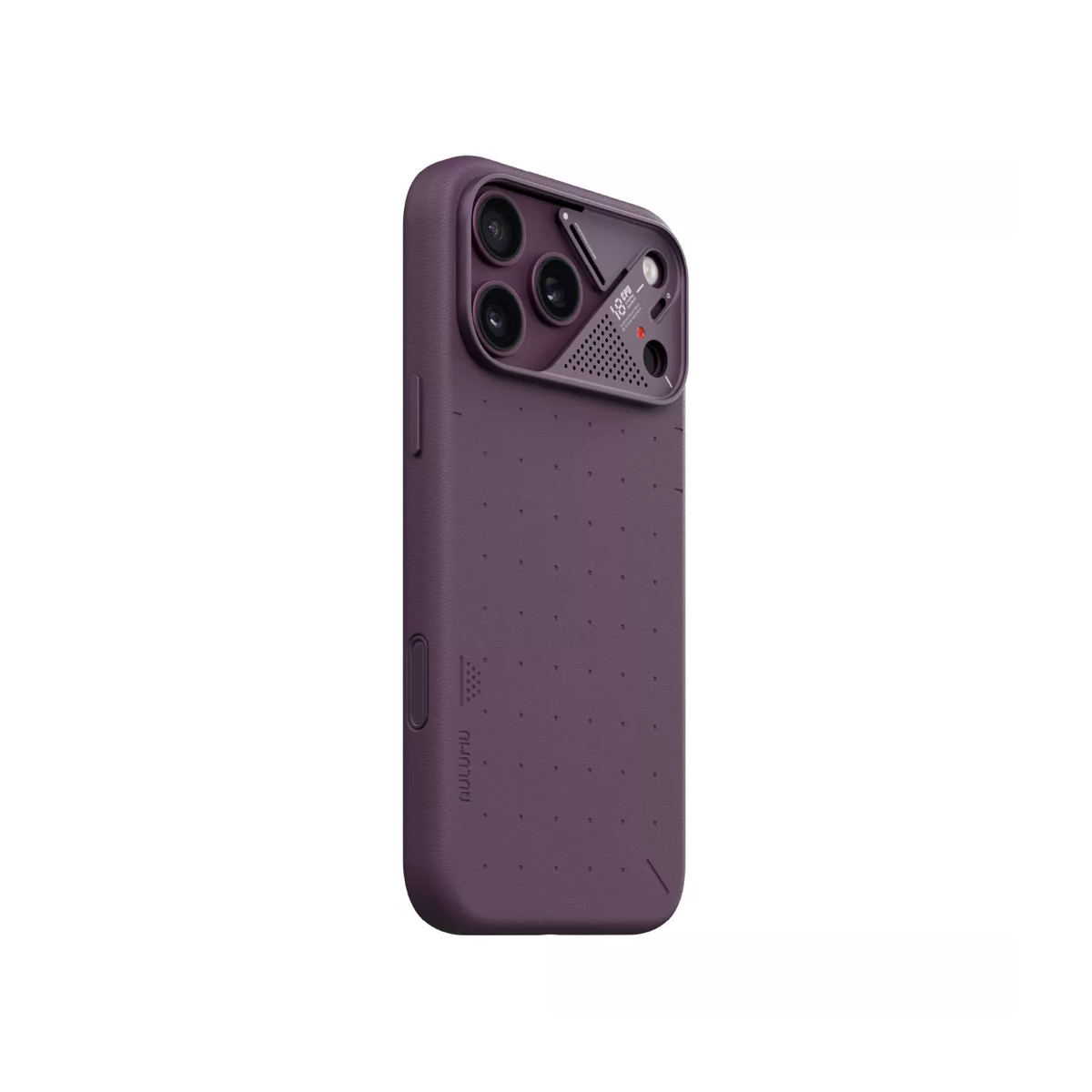 A18 Vegan Leather Case Iphone 18 Pro, Dark Cherry