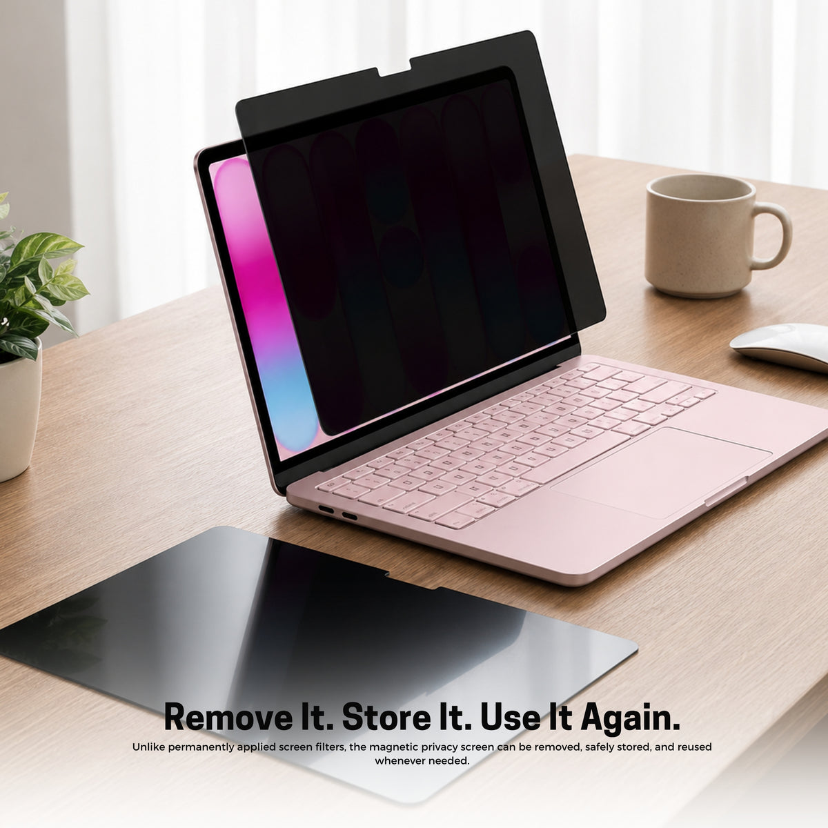 Hyphen Total Privacy Magnetic Screen For MacBook Neo 13-Inch (A18 Pro)