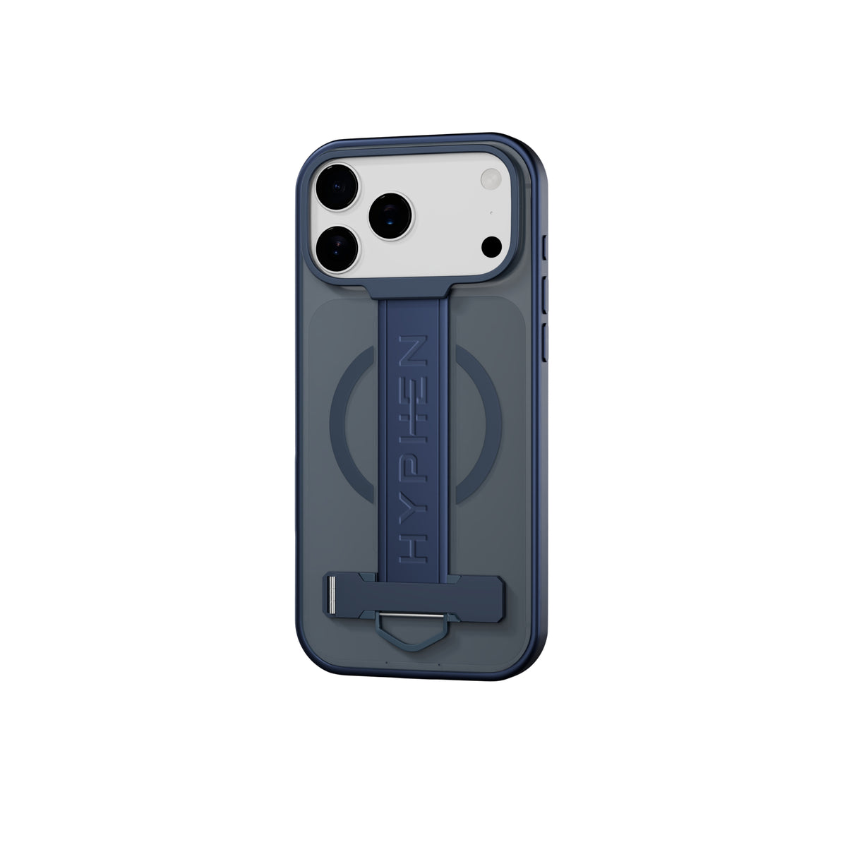 HYPHEN FLEXFIT Grip & Stand Magsafe Case - Dark Blue - iPhone 18 Pro Max - 6.9"