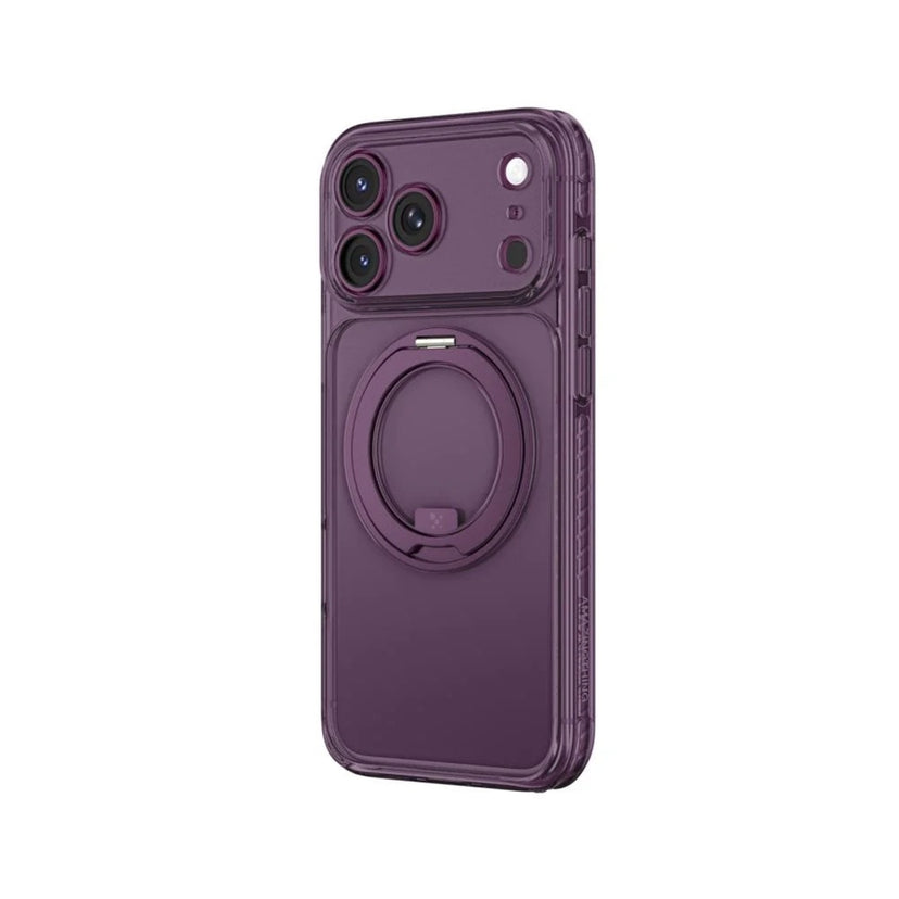 Titan Pro Mag Lens Spin Case For  iPhone 18 Pro 6.3'' Purple