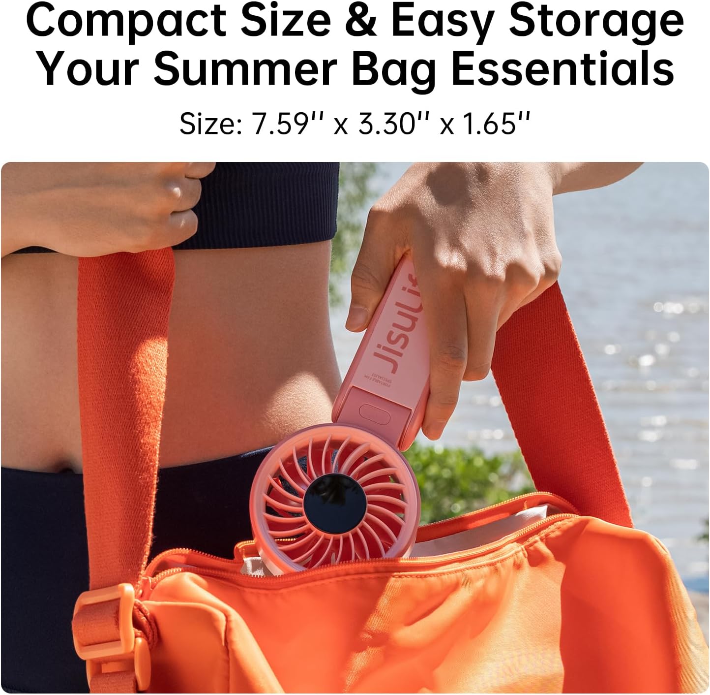 Handheld Fan Life7 5000mAh Pink