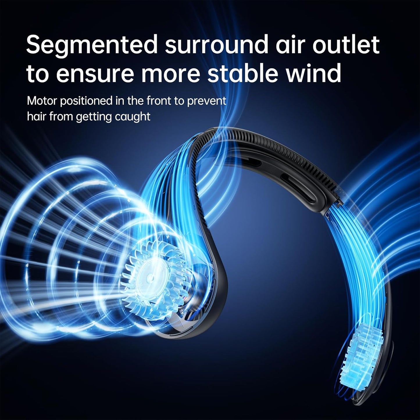 JisuLife Neck Fan Life4 4000mAh Black