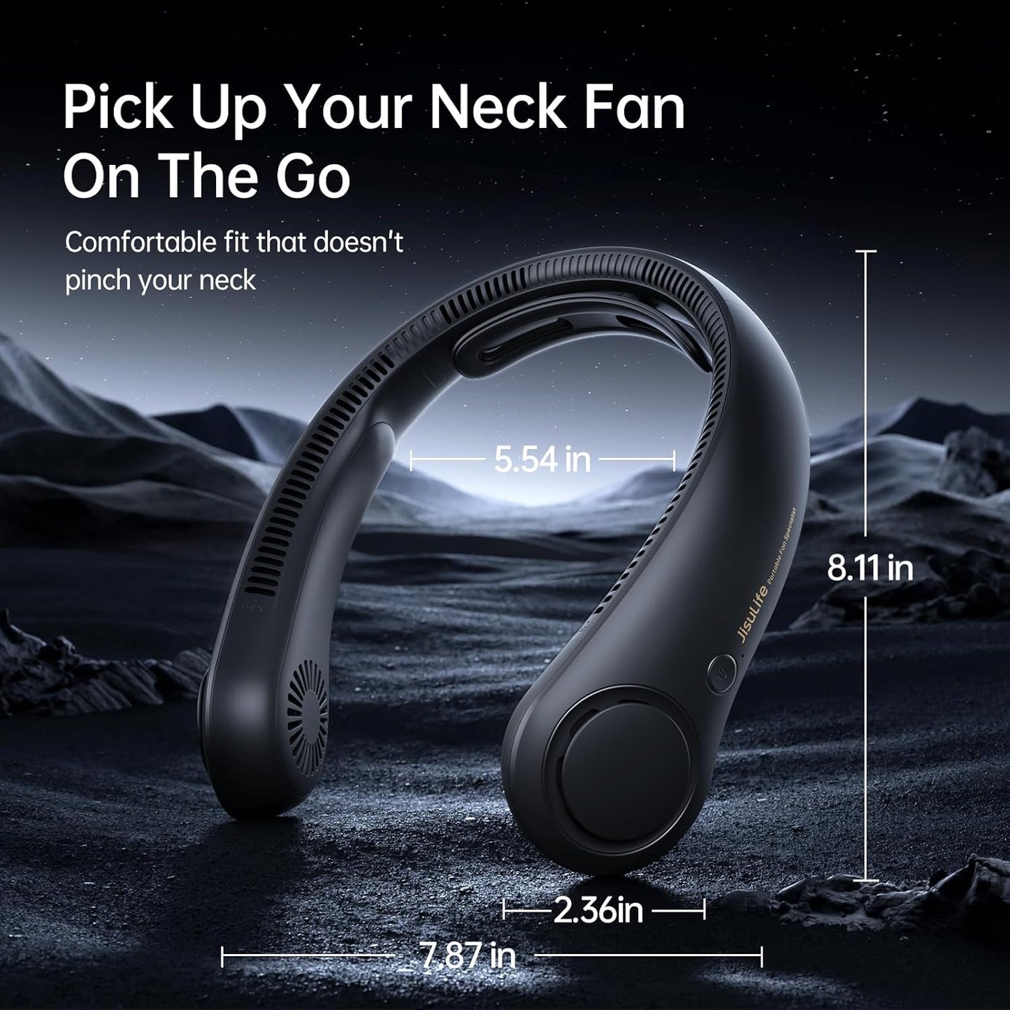 JisuLife Neck Fan Life4 4000mAh Black