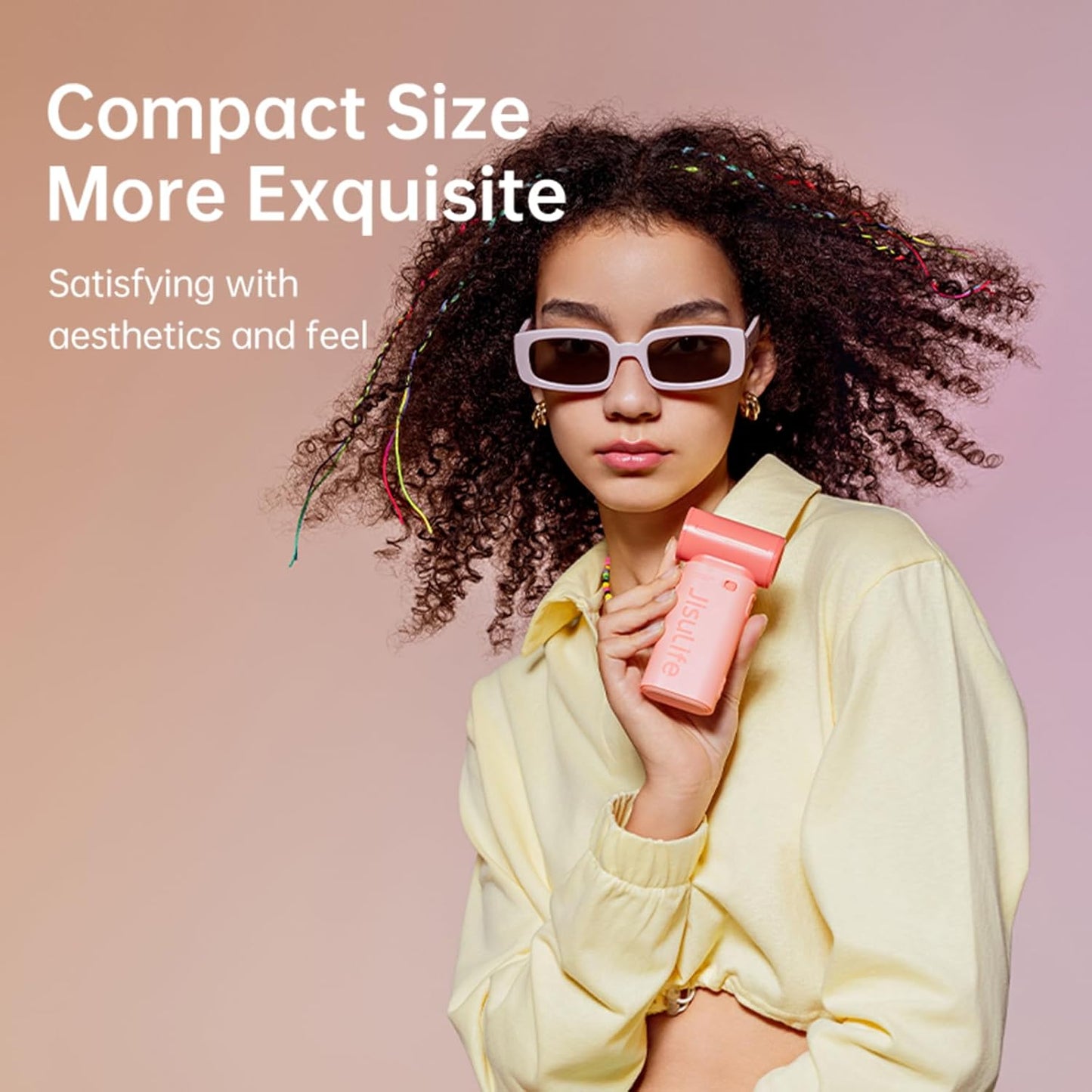 Handheld Fan Life9 3600mAh Pink