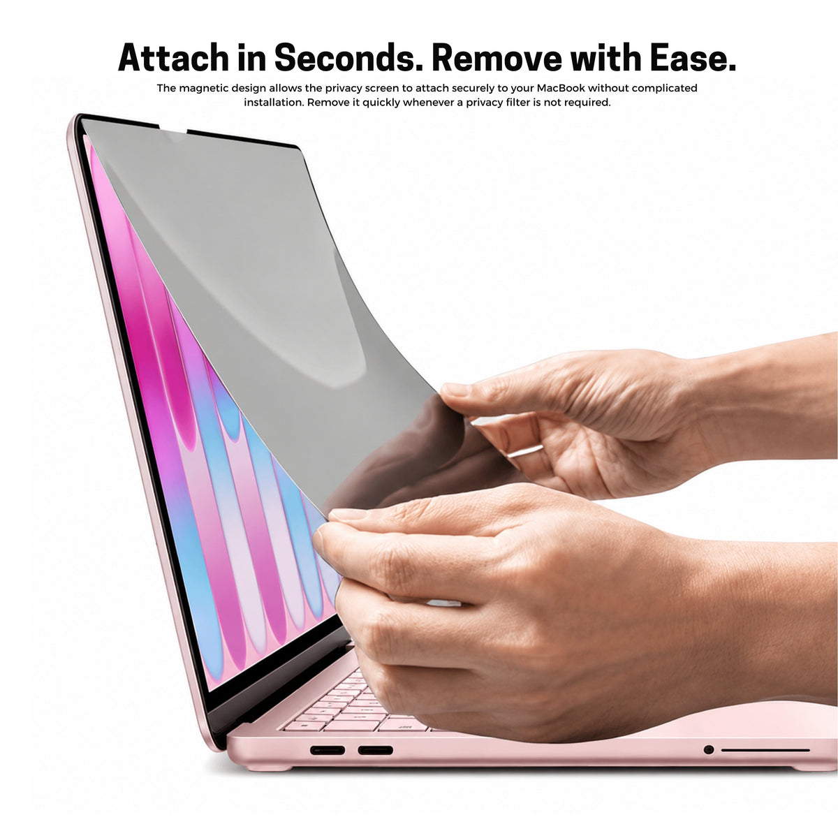 Hyphen Total Privacy Magnetic Screen For MacBook Neo 13-Inch (A18 Pro)