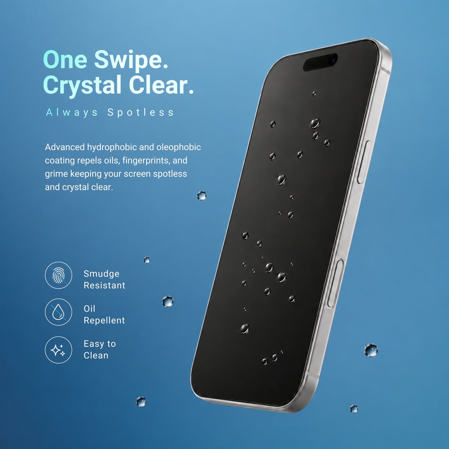 HYPHEN DEFENDR Full Coverage Tempered Glass with Applicator - iPhone 18 Pro Max