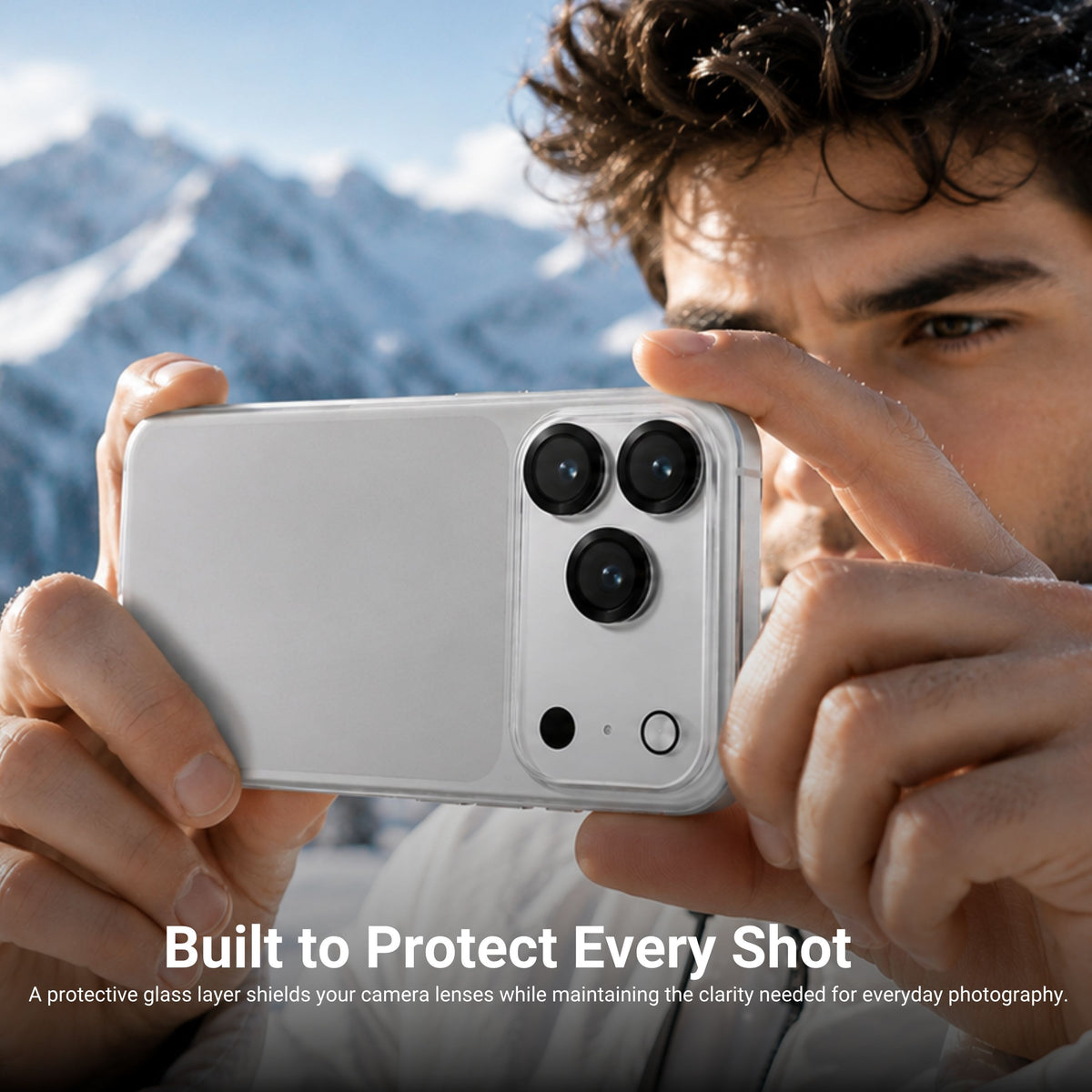 HYPHEN Plateau Camera lens protector, Clear, iPhone 18 Pro Max