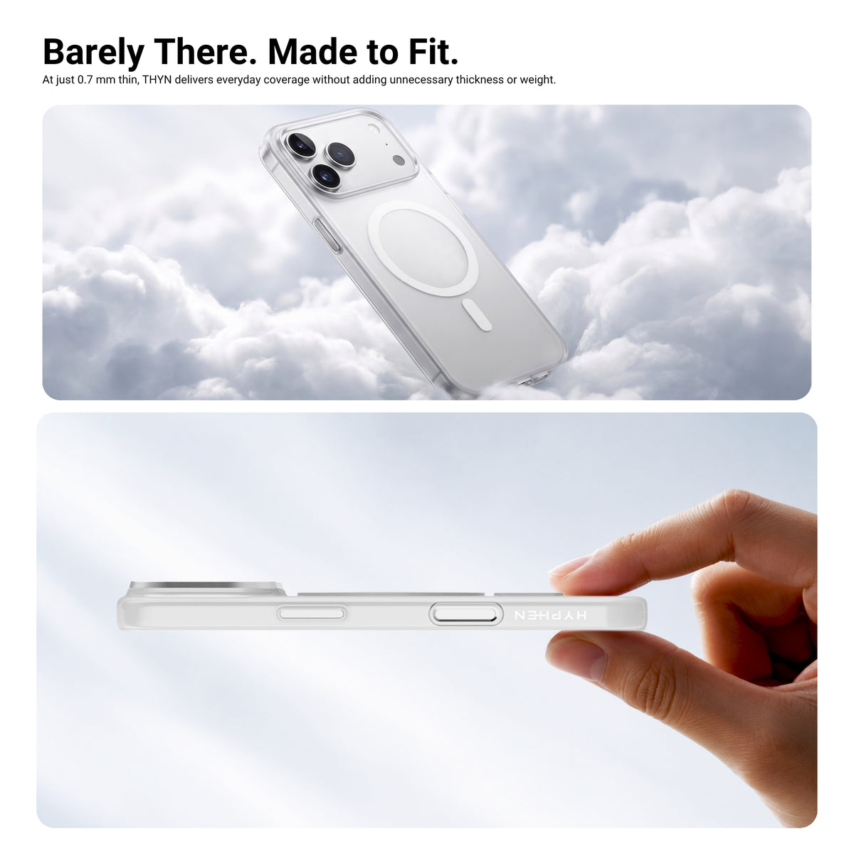 HYPHEN THYN Magsafe Case - Frost - iPhone 18 Pro - 6.3"