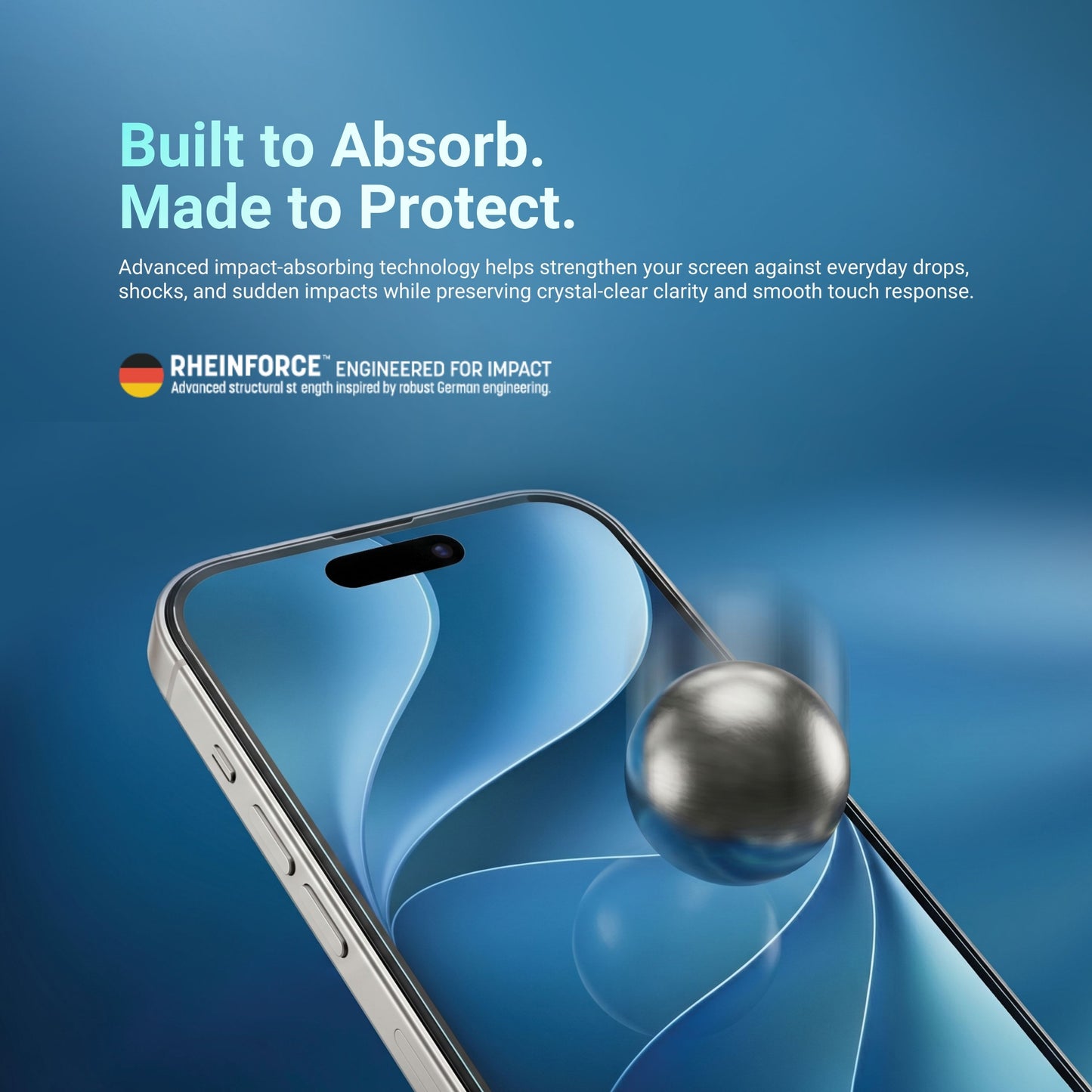 HYPHEN DEFENDR Full Coverage Tempered Glass with Applicator - iPhone 18 Pro - 6.3"