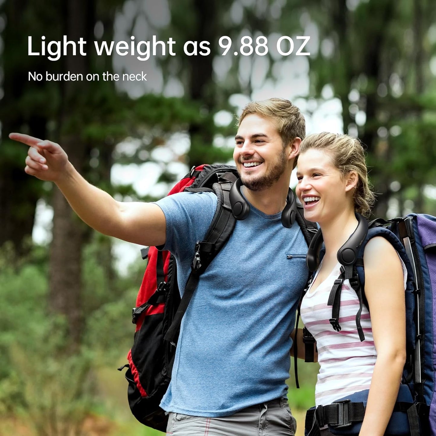 JisuLife Neck Fan Life4 4000mAh Black