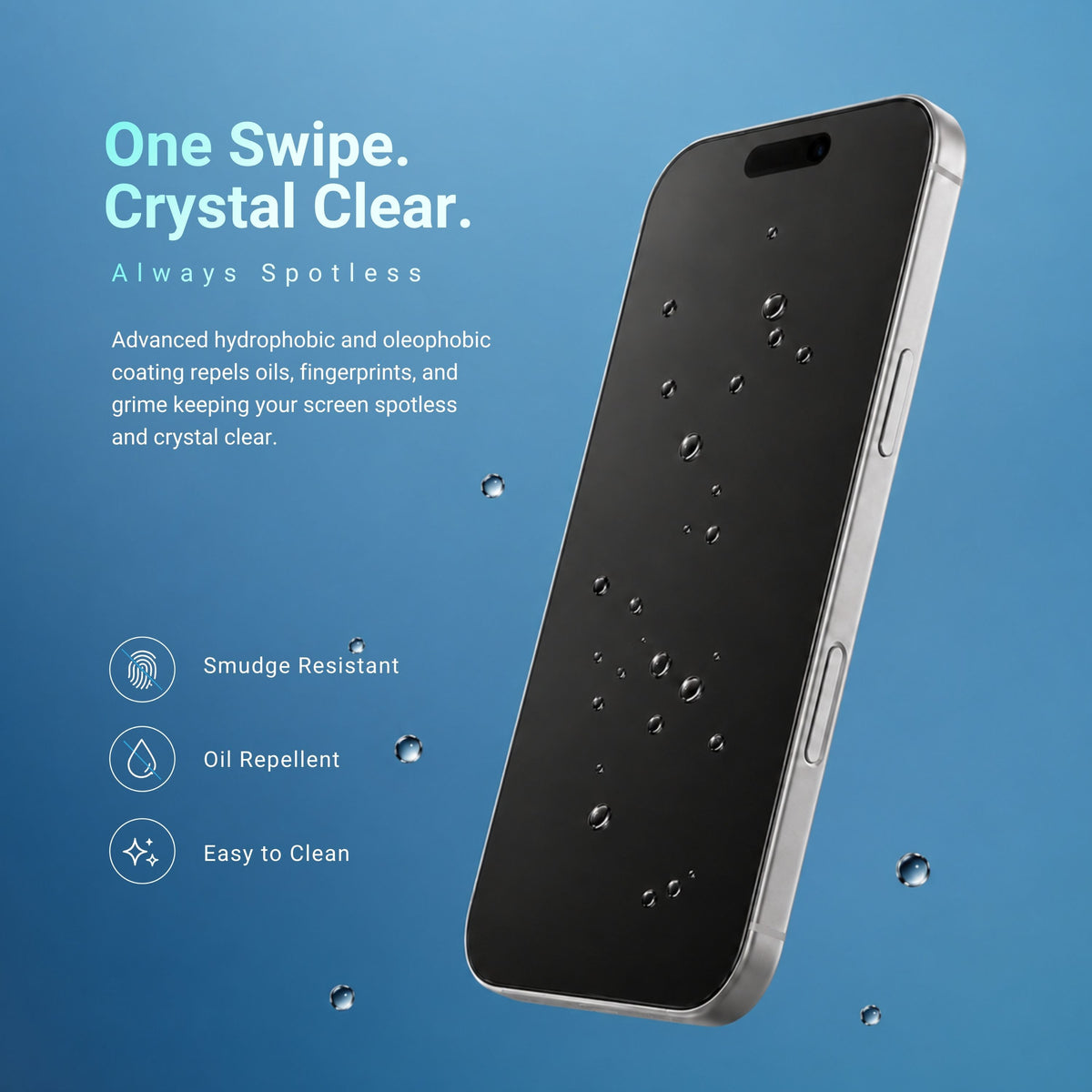 HYPHEN DEFENDR Full Coverage Tempered Glass with Applicator - iPhone 18 Pro - 6.3"