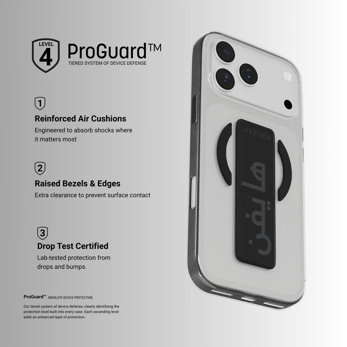 HYPHEN DRFT Grip & Stand Magsafe Case - Black -  iPhone 18 Pro Max - 6.9"