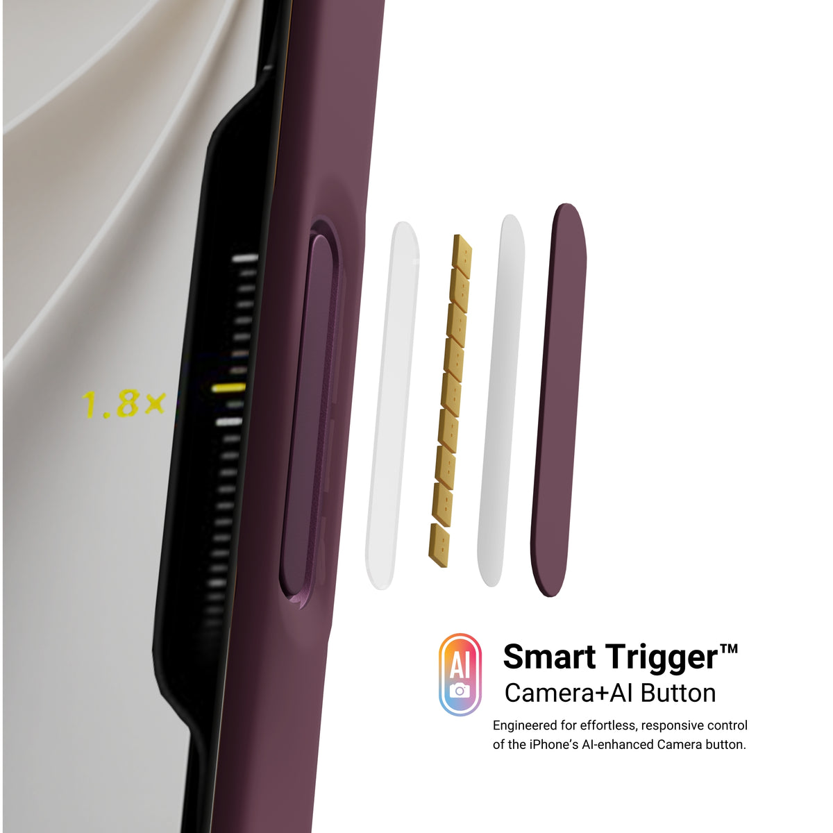 HYPHEN TINT+ Silicone Magsafe Case - Plum - iPhone 18 Pro - 6.3"