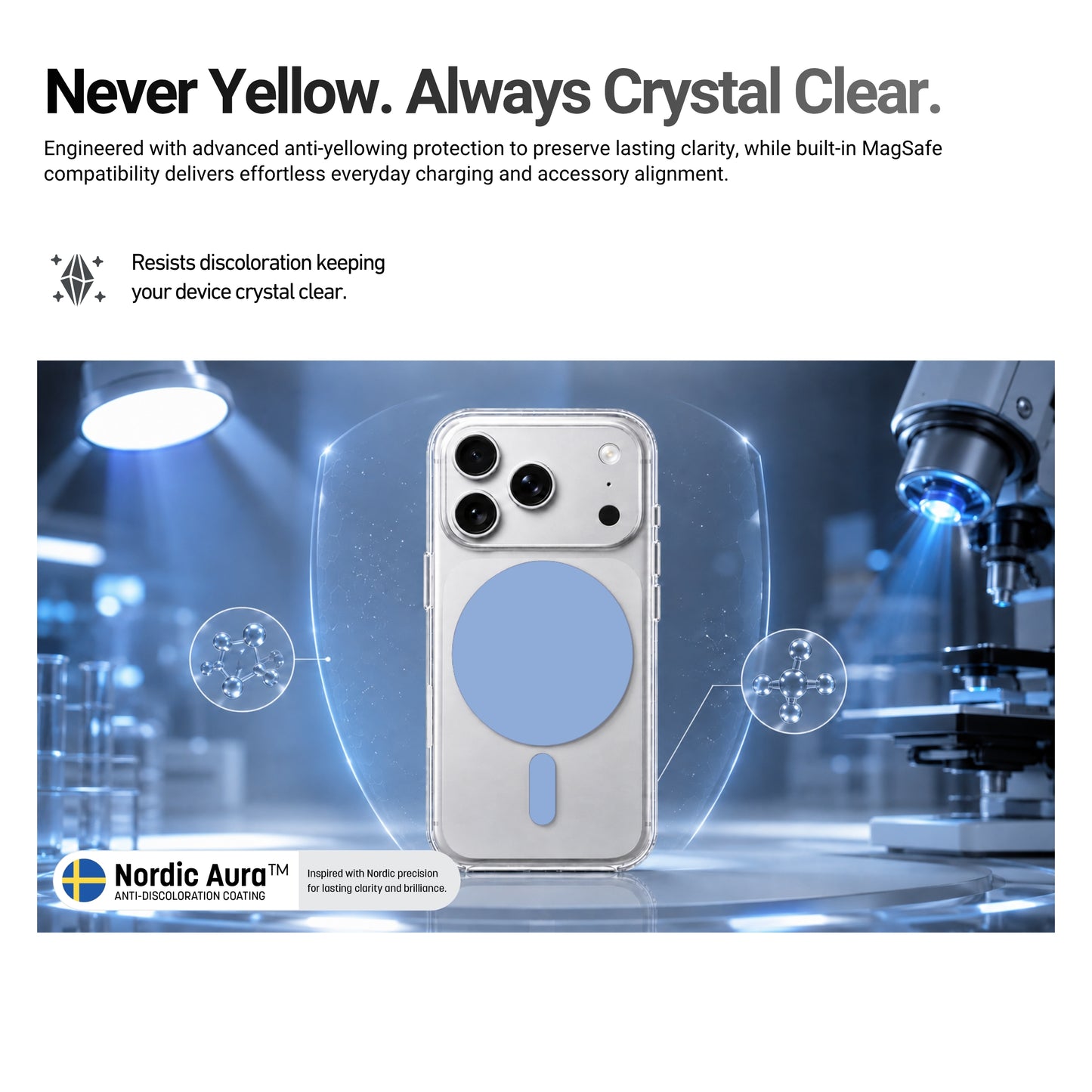 HYPHEN AIRE PLUS MagSafe Case - Blue - iPhone 18 Pro - 6.3"