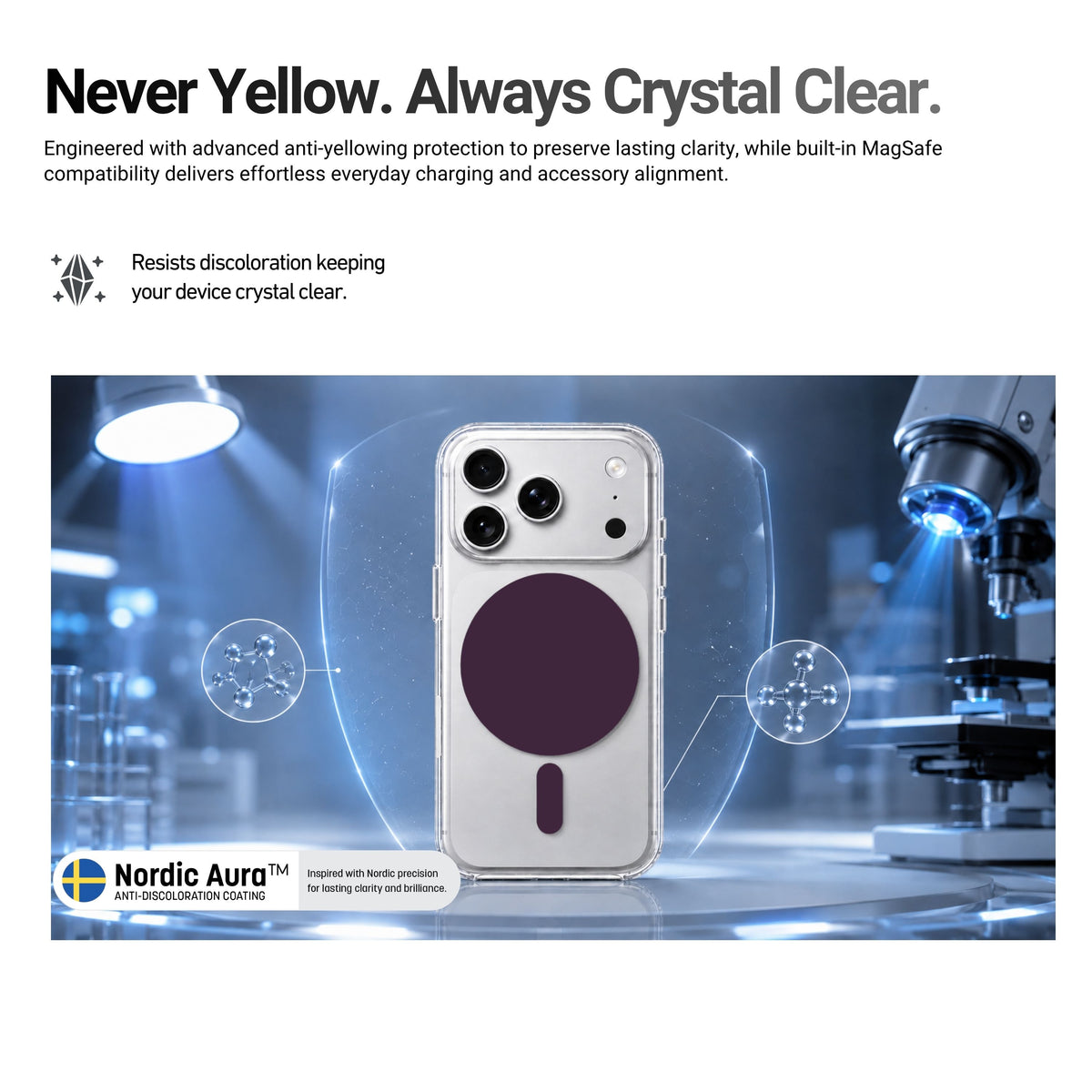 HYPHEN AIRE PLUS MagSafe Case - Plum - iPhone 18 Pro Max - 6.9"