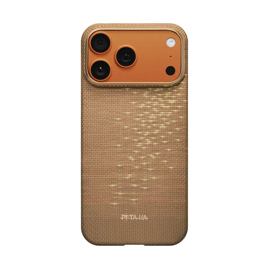 PITAKA_Ultra-Slim_Case_For_iPhone_17_Pro_Max_Golden_Glint_image_position_1