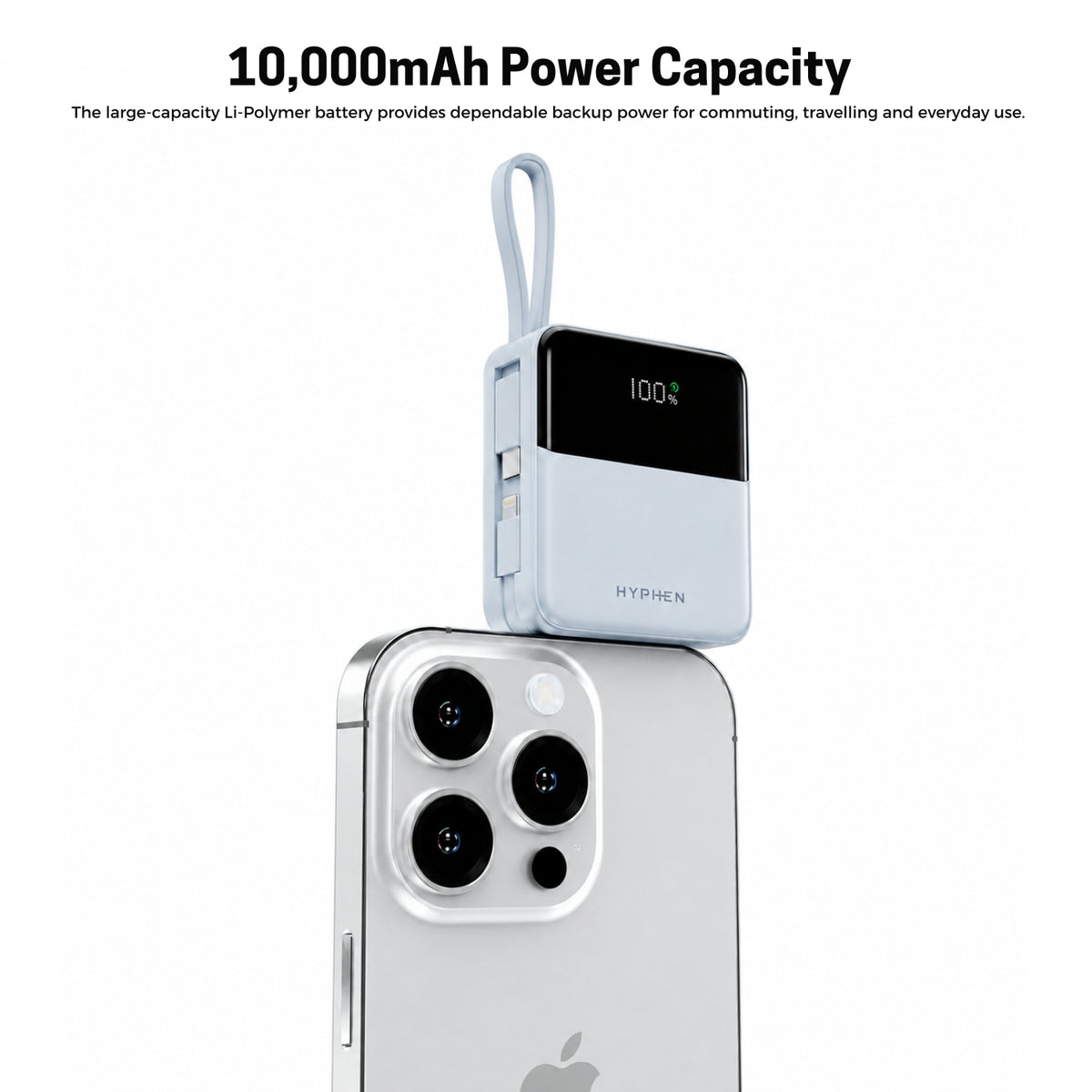 HYPHEN Pico Mini Powerbank 10000mAh - Blue