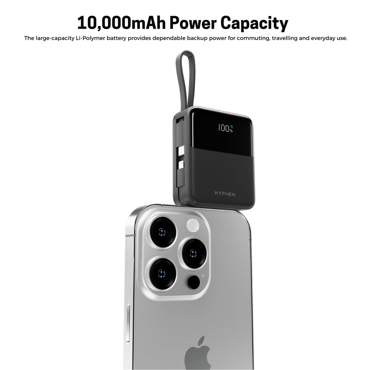 HYPHEN Pico Mini Powerbank 10000mAh - Black