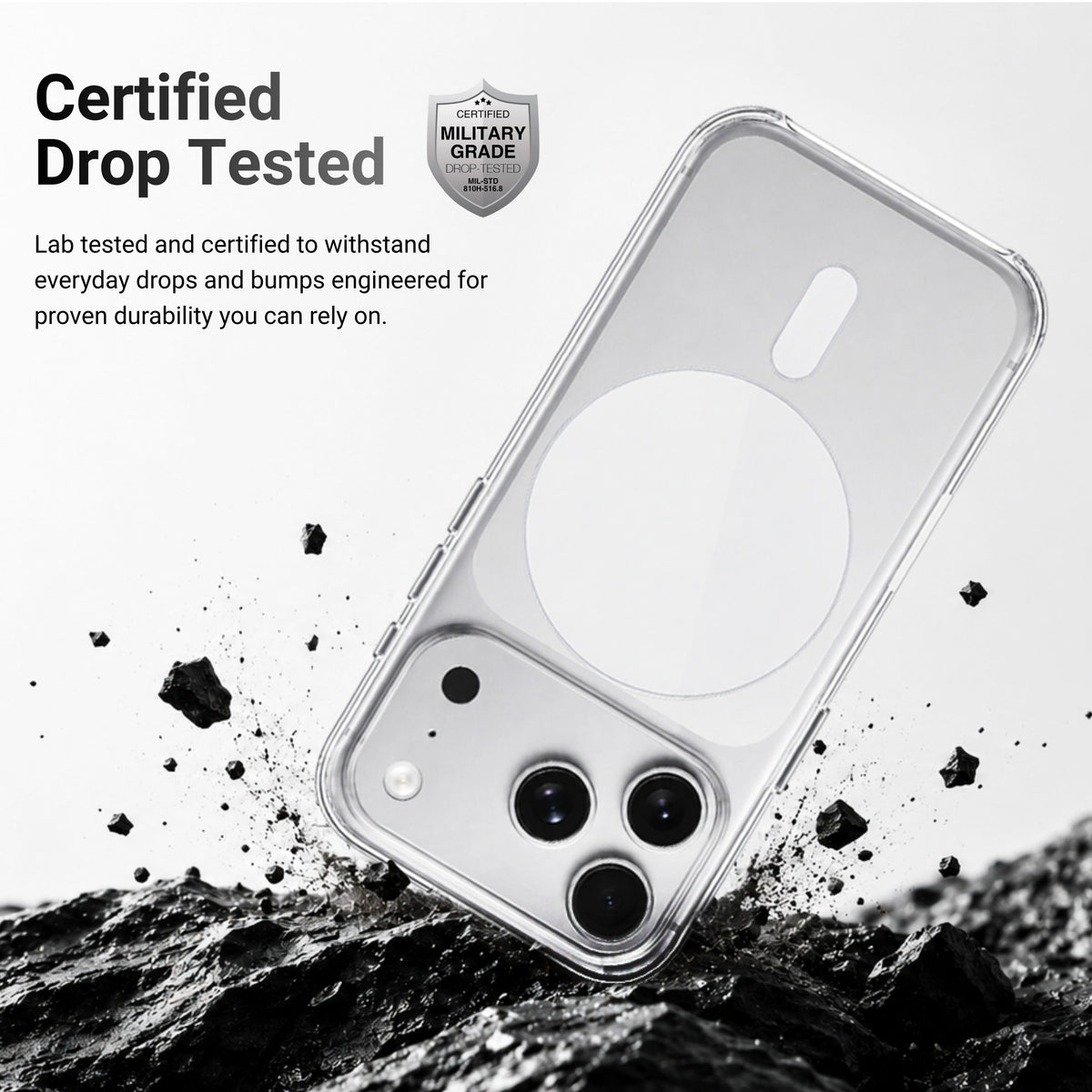 HYPHEN AIRE PLUS MagSafe Case - White - iPhone 18 Pro - 6.3"