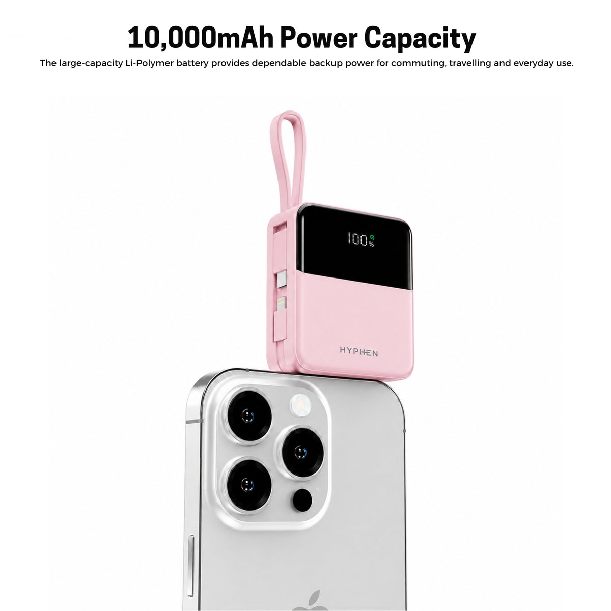 HYPHEN Pico Mini Powerbank 10000mAh - Pink