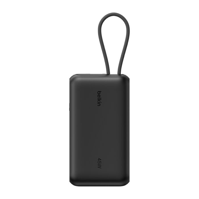 Belkin Powerbank  10K  45W  W/ Integrated Cable And Display  Black