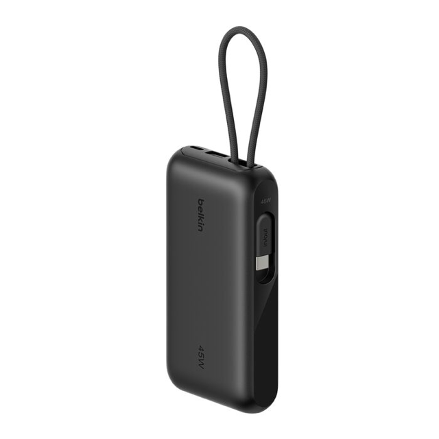 Belkin Powerbank  10K  45W  W/ Integrated Cable And Display  Black