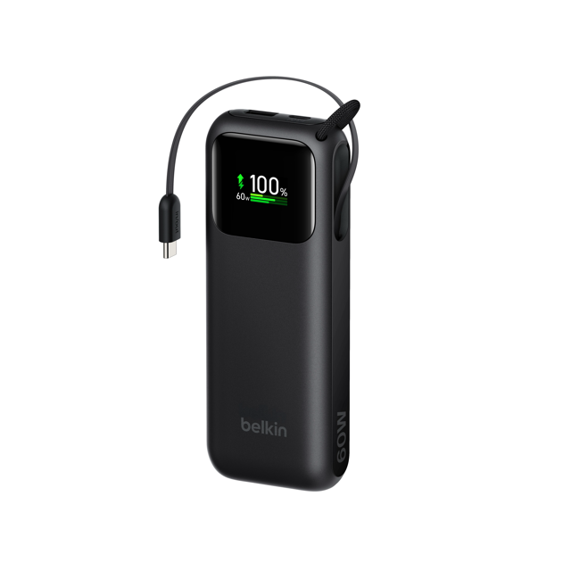Belkin  Powerbank  11K  60W Pd  W/ Apple Charger  Black