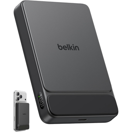 Belkin  Powerbank  10K  25W  Semi Solid State  Slim Magnetic W/ Display  30W Usb C Port  Black