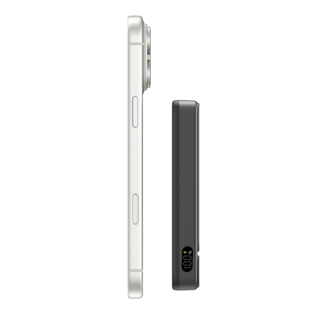 Belkin  Powerbank  10K  25W  Semi Solid State  Slim Magnetic W/ Display  30W Usb C Port  Black