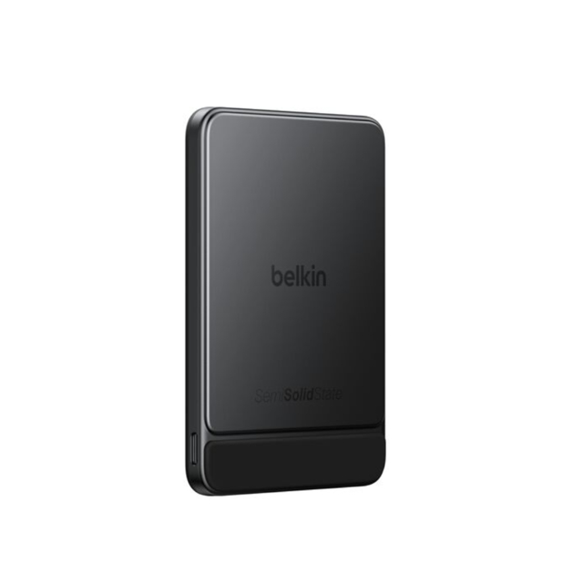 Belkin  Powerbank  5K  15W  Slim Magnetic  Semi Solid State  Slim Magnetic  Qi2 W  Black Metallic