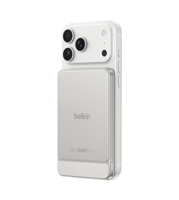 Belkin  Powerbank  5K  15W  Slim Magnetic  Semi Solid State  Slim Magnetic  Qi2 W  Sand Metallic