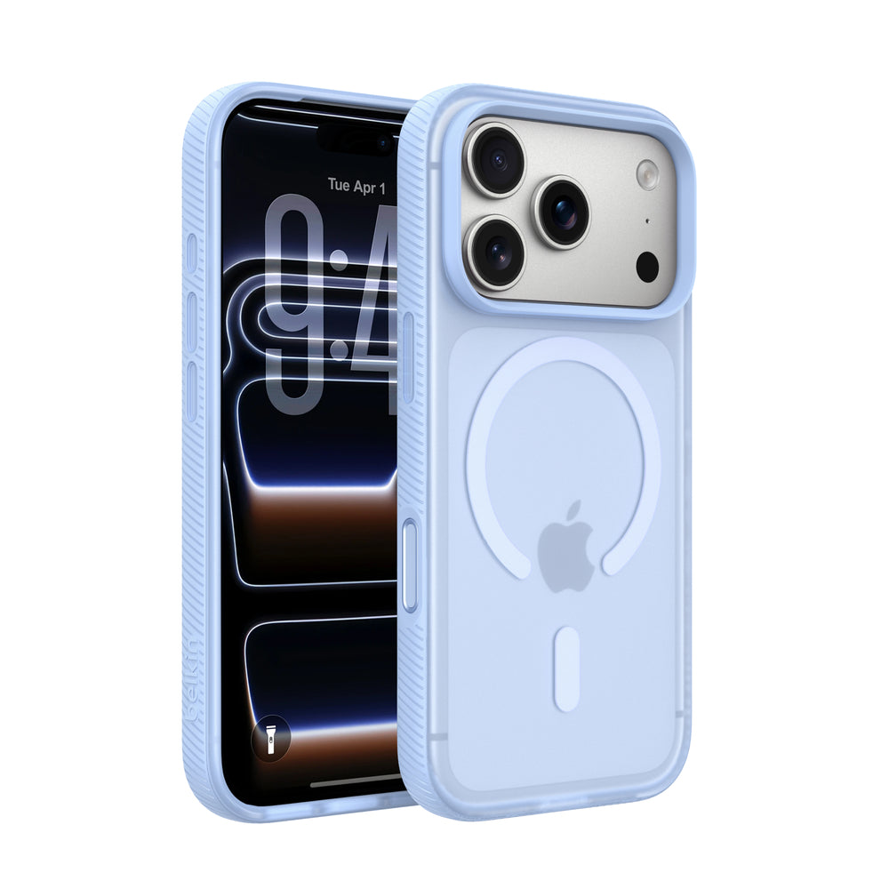 Belkin  Case iPhone 18 Pro Max  Sheerforce Grip  Marina Blue