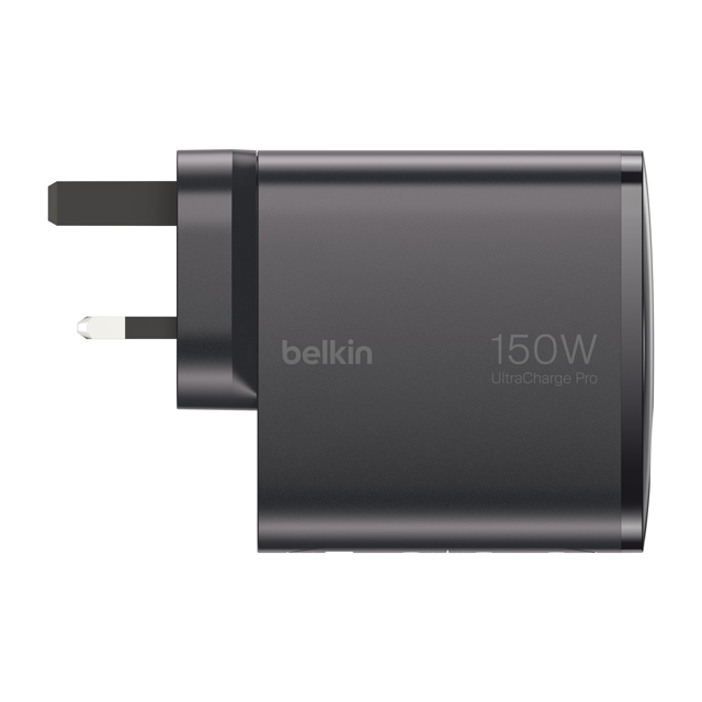 Belkin  Wall Charger  150W  Gan  Ultracharge  W/ Digital Screen  3X Usbc 1Xusba  Black
